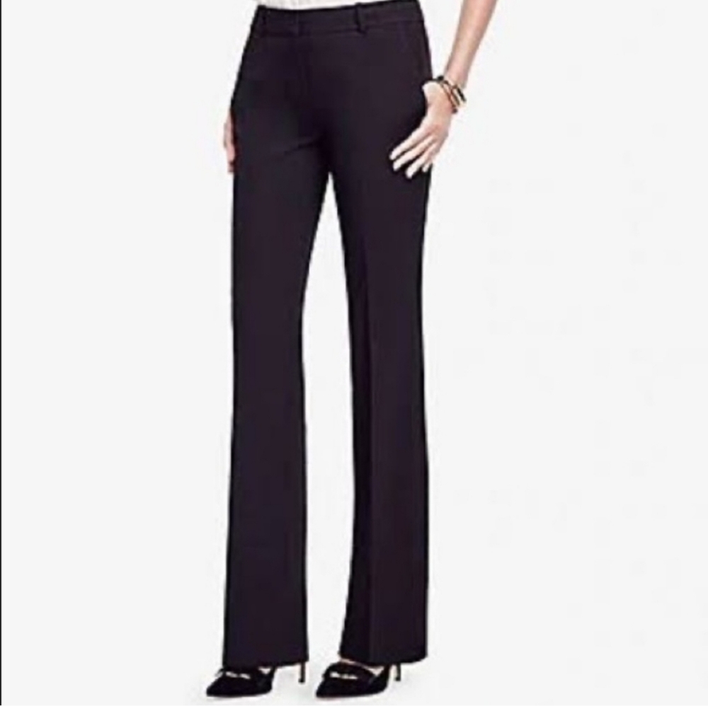 Ann Taylor Black Modern Boot Cut Dress Pants